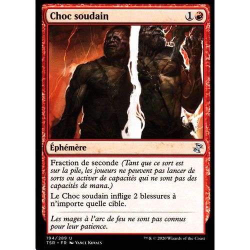 Choc Soudain - Mtg - Spirale Temporelle Remastered - U - 194/289