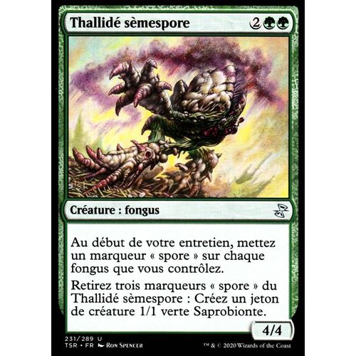 Thallidé Sèmespore - Mtg - Spirale Temporelle Remastered - U - 231/289