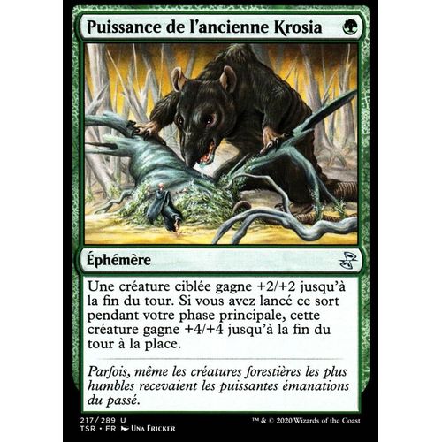 Puissance De L'ancienne Krosia - Mtg - Spirale Temporelle Remastered - U - 217/289