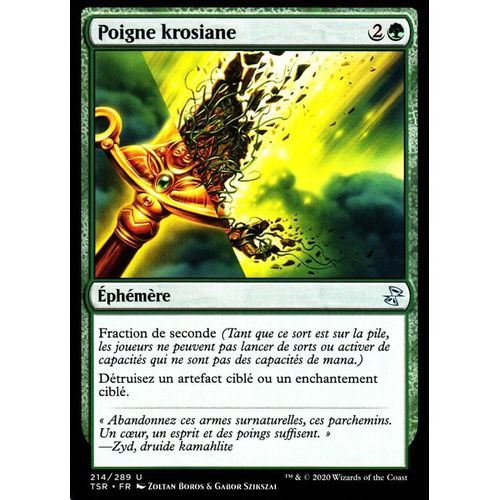 Poigne Krosiane - Mtg - Spirale Temporelle Remastered - U - 214/289