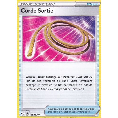 Carte Pokemon - Corde Sortie - 125/163 - Épée Et Bouclier 5 - Styles De Combat - Eb5 - Vf
