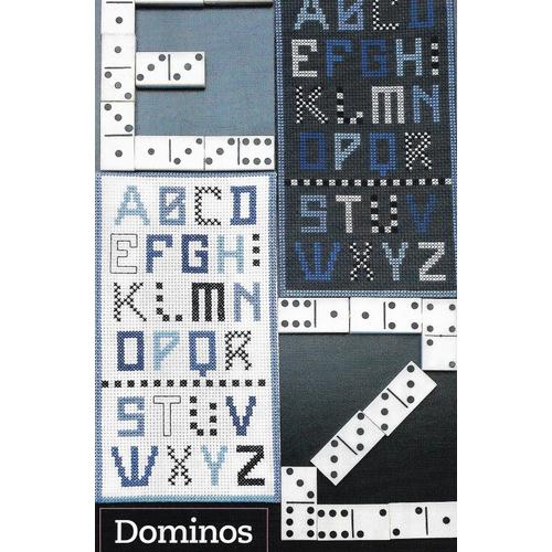 Fiche Broderie Abécédaire Dominos