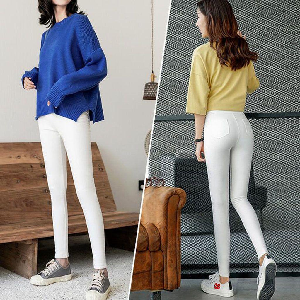 Pantalon serré cheville femme sale