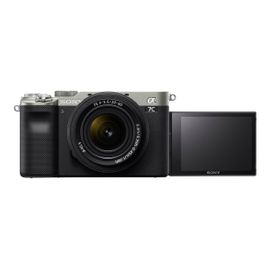 Sony a7C ILCE-7CL - Appareil photo numérique - sans miroir - 24.2 MP - Cadre plein - 4K / 30 pi/s - 2.1x zoom optique objectif 28 - 60 mm - Wireless LAN, NFC, Bluetooth - argent