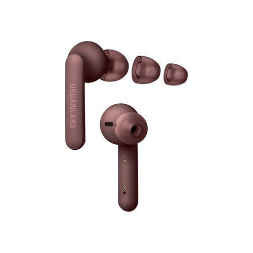 Urbanears Alby - Écouteurs sans fil avec micro - intra-auriculaire - Bluetooth - isolation acoustique - marron vrai