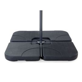 Dalles De Contrepoids Noires Pour Parasol Caria