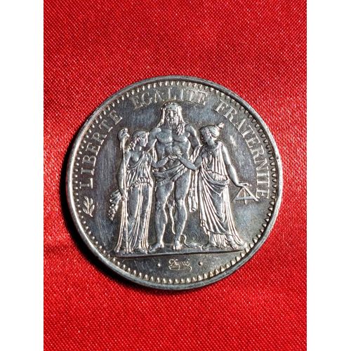 Pièce En Argent 10 Francs Hercule 1968 Super État