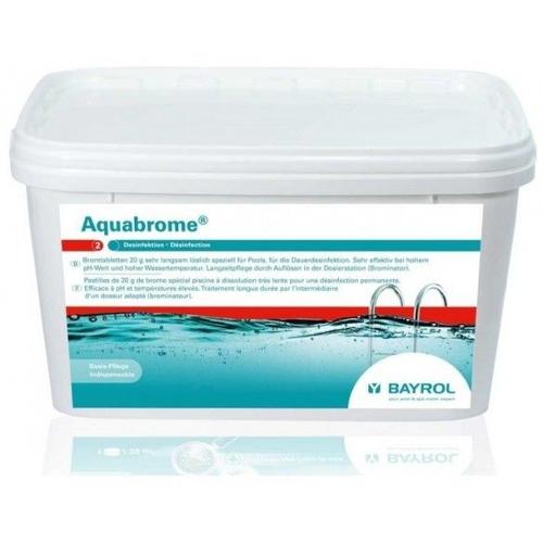 Brome Bayrol Aquabrome pastilles 20 g désinfection piscine 20 kg