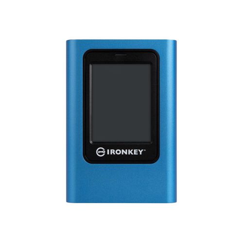 Kingston IronKey Vault Privacy 80 - SSD - chiffré - 480 Go - externe (portable) - USB 3.2 Gen 1 (USB-C connecteur) - 256-bit AES-XTS, FIPS 197 - Conformité TAA
