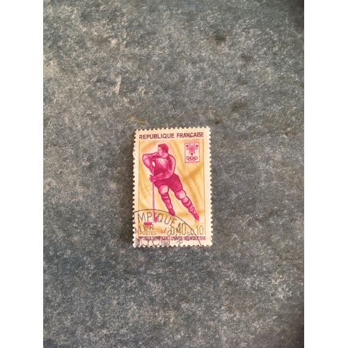Timbre Oblitéré Jeux Olympiques D'hiver 1968