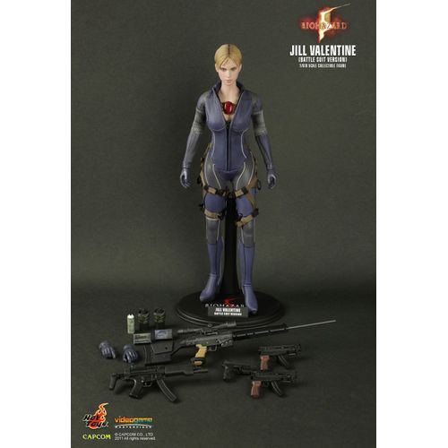 Figurine Hot Toys Vgm13 - Resident Evil 5 - Biohazard 5 - Jill Valentine Battle Suit Version