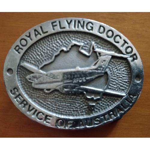 Boucle De Ceinture "Royal Flying Doctor Service Of Australia"