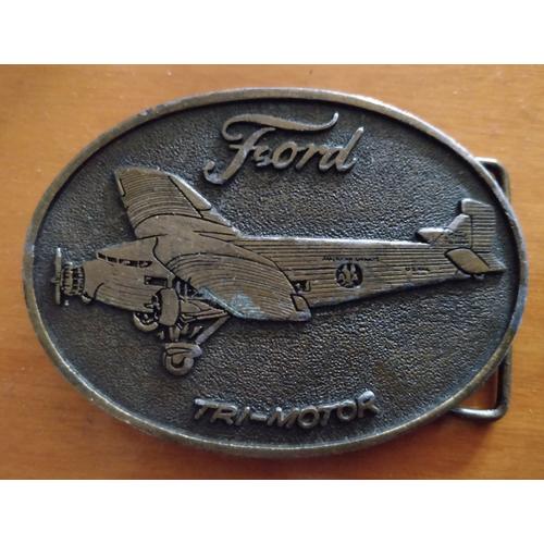 Boucle De Ceinture "Ford Tri Motor" Rare