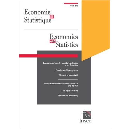 Economie Et Statistique/ Economics And Statistics N° 539