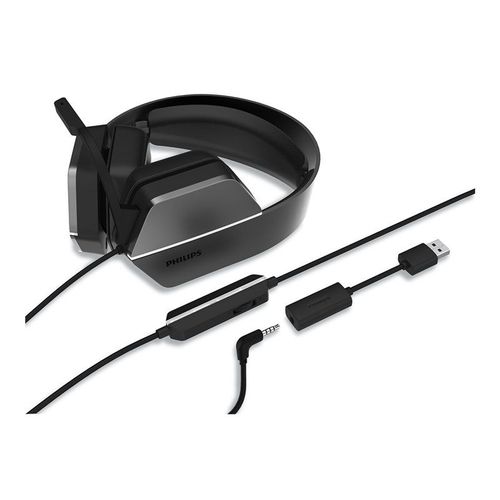 Philips TAG4106BK - 4000 Series - micro-casque - circum-aural - filaire - isolation acoustique - noir