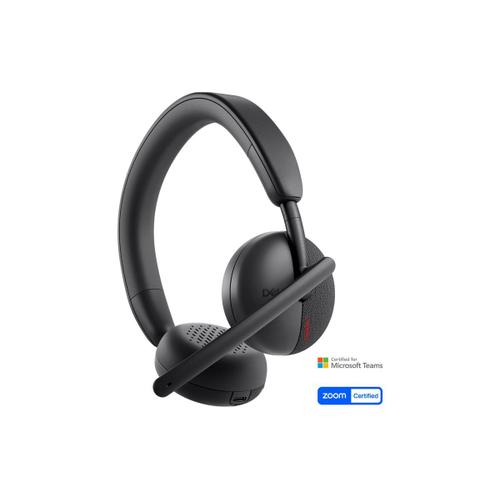 Dell Wireless Headset WL3024 - Micro-casque - sur-oreille - vertical - Bluetooth - sans fil - Certifié pour Microsoft Teams, certifié Zoom