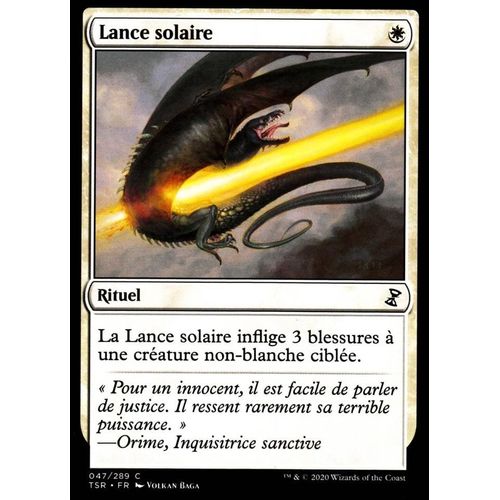 Lance Solaire - Mtg - Spirale Temporelle Remastered - C - 47/289