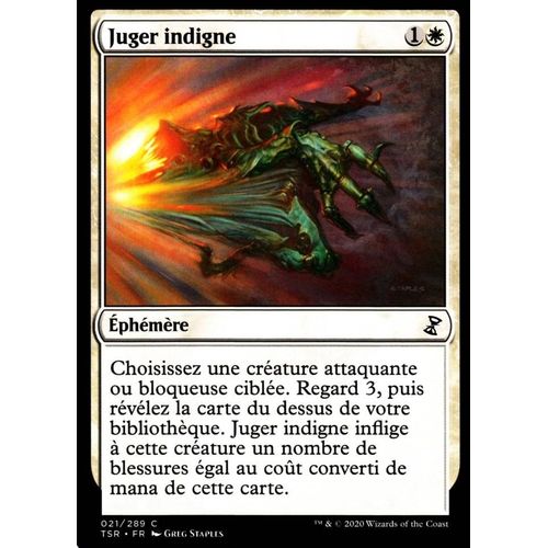 Juger Indigne - Mtg - Spirale Temporelle Remastered - C - 21/289