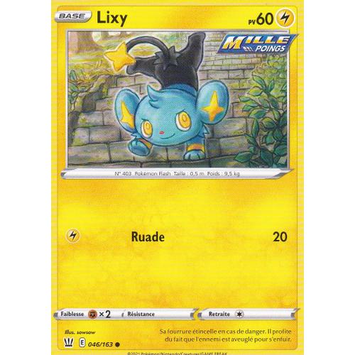Carte Pokemon - Lixy - 046/163 - Épée Et Bouclier 5 - Styles De Combat - Eb5 - Vf