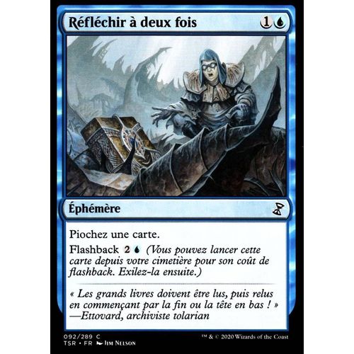 Réfléchir À Deux Fois - Mtg - Spirale Temporelle Remastered - C - 92/289