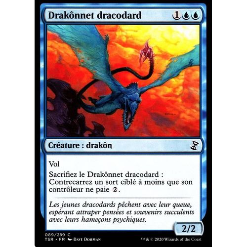 Drakônnet Dracodard - Mtg - Spirale Temporelle Remastered - C - 89/289