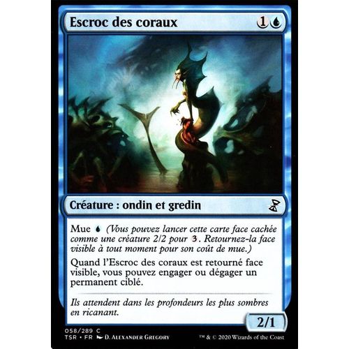Escroc Des Coraux - Mtg - Spirale Temporelle Remastered - C - 58/289