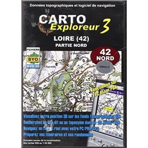 Carto Exploreur 3 - Loire 42 ( Partie Nord )