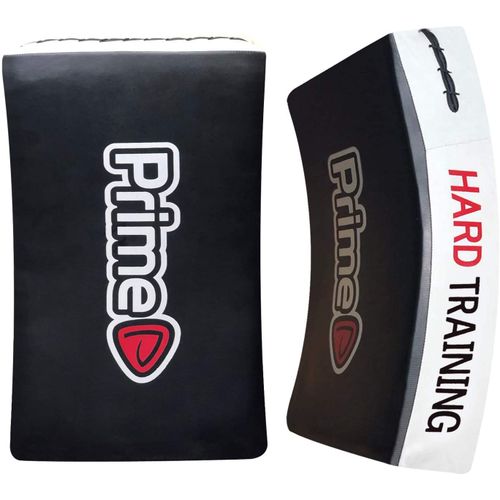Bouclier De Frappe Pao Boxe Incurvé Patte D¿Ours Kickboxing Muay Thaï Mma Karaté Taekwendo Krav Maga Taille Unique Vendu À L¿Unité - Noir & Blanc