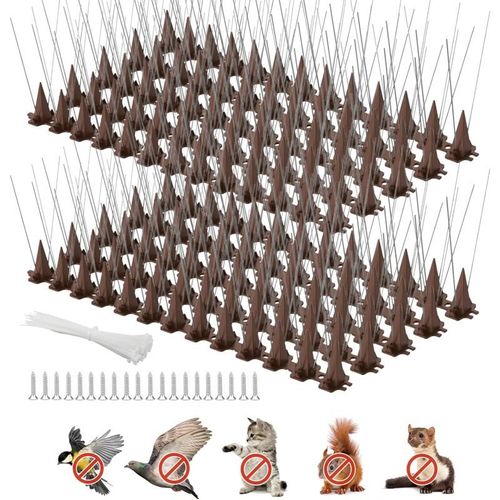 Pics anti-pigeons en acier inoxydable 3,3 m - Protection contre les oiseaux et les oiseaux - Pour balcon, toit, jardin goodnice