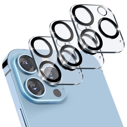 Pack De 3 Protections D'objectif Iphone 13 Pro / 13 Pro Max Transparent