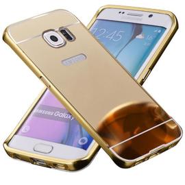 Ekakashop Compatible avec Coque Galaxy S6 Edge Plus,Coque Miroir Compatible avec Samsung Galaxy S6 Edge Plus,Bling Gliter Papillon Rose Or Coque de Protection Silicone Bumper avec Ring 