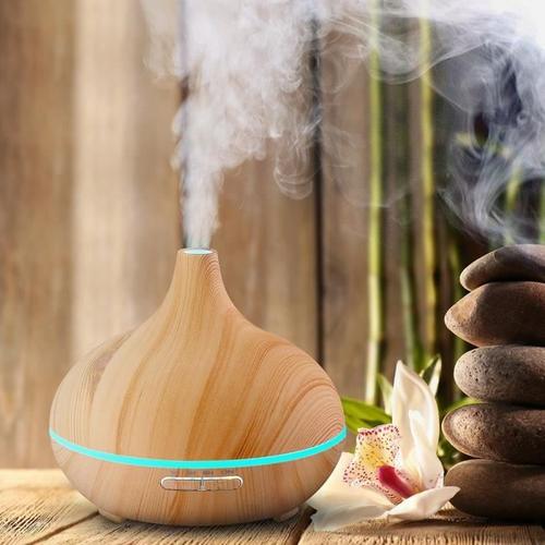 Diffuseur D'huile Essentielle Air Aroma Mist Theapy Vapor Purificateur De Lumière Ultrasonique Fkt15