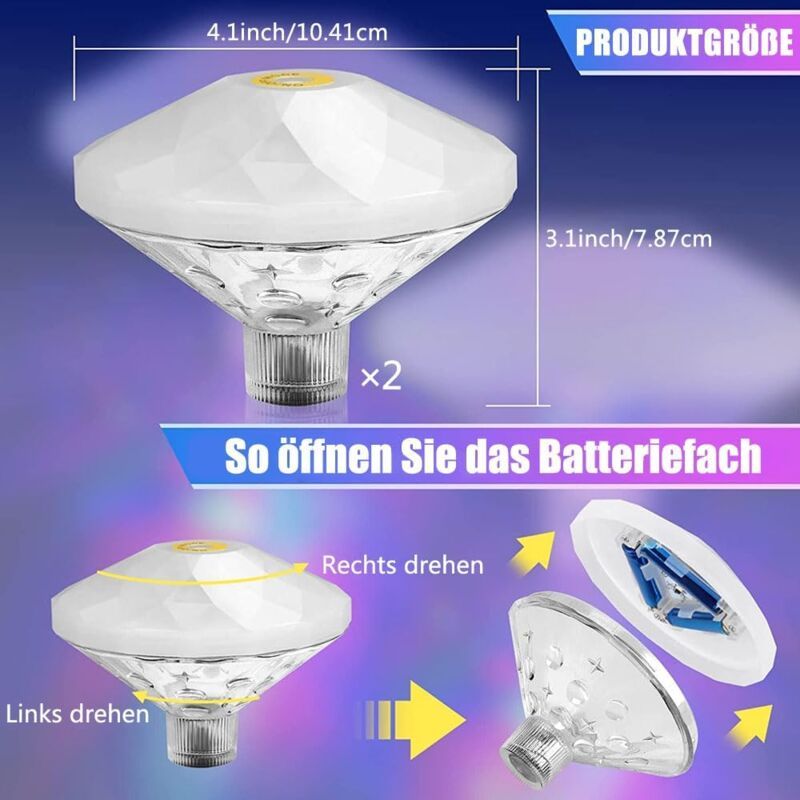 Lumiere De Piscine De Led,Lumiere De Piscine Led Submersible... - 2