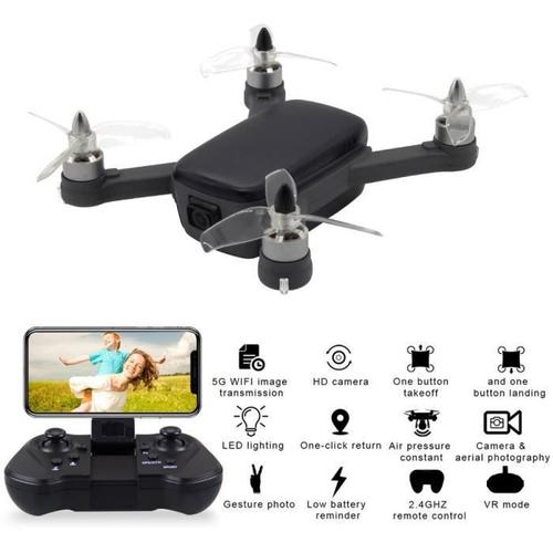 Drone 913 2.4g Wifi Fpv 5mp 1080p Caméra Hd Pliable Moteur Brushless Rc Quadcopter Fkt22-Générique