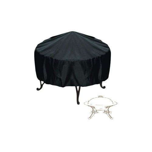 Housse De Protection Pour Braseros Barbecue Impermeable Rond,Coupe-Vent, Housse Brasero Resistant A La Dechirure,Tissu Oxford 210d Housse Pour Foyer Barbecue,Housses Pour Braseros (112x21cm) goodnice
