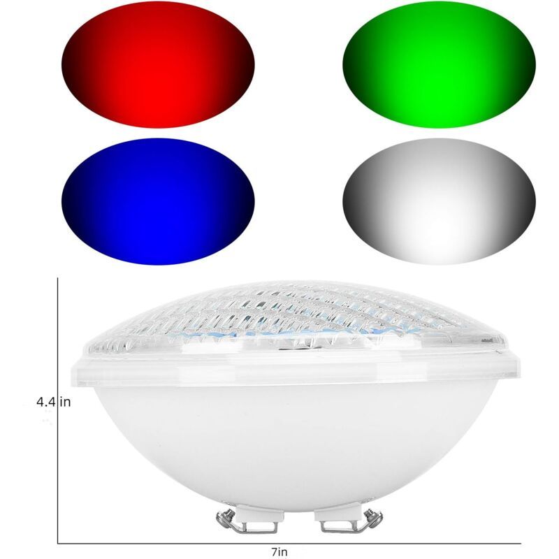 Lampe Piscine Par56,Lumiere Piscine Multicolore Avec Telecom... - 3