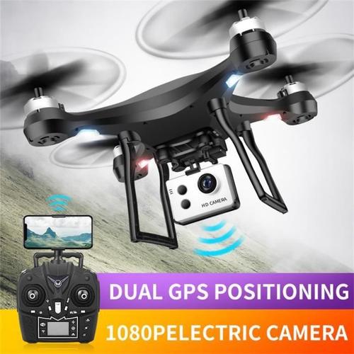 Dronedual Gps Drone 5g Wifi Fpv Avec Quadcopter Hovering Électrique D'appareil-Photo Rc De 1080p Hd Fkt76-Générique