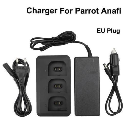 Dronepour Parrot Anafi Drone Multi-Batteries Balance Adaptateur Chargeur Rapide & Chargeur Voiture Fkt78