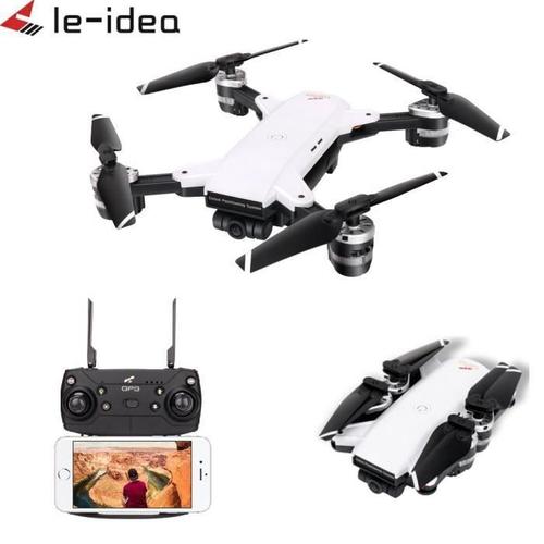 Dronequadricoptère À Caméra Grand Angle Idea10 Rc Drone Gps Wifi Fpv 1080p Hover Fkt35-Générique