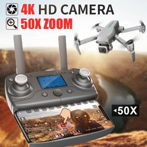 Dronequadricoptère Rc Drone Pliable Selfie Sans Brosses Selfie Pliable L109 Gps 5g Wifi Fpv 4k Fkt27-Générique