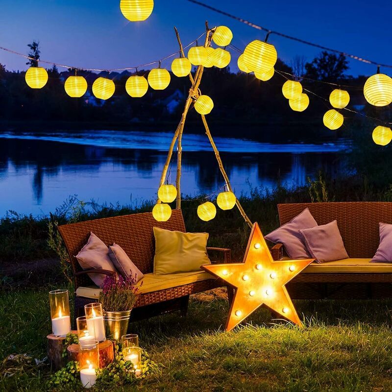 Guirlande Lumineuses Solaire Led Lanterne, Aled Light 30 Led... - 2
