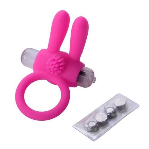 Jouets Sexuels Masturbateur Pour Homme Mini Sex Toy Pénis Anneau Vibrant Lapin Cock Ring Fkt97