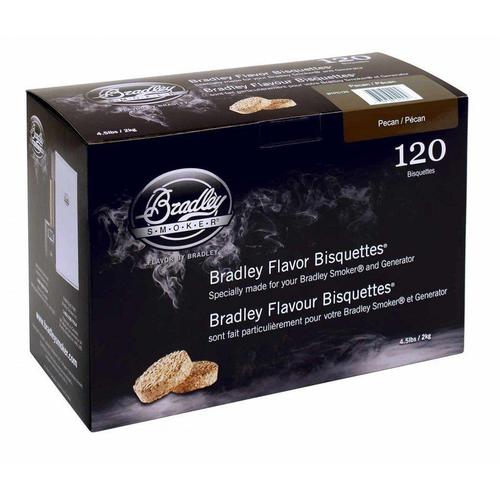 Boîte 120 Bisquettes Pecan - Bradley Smoker