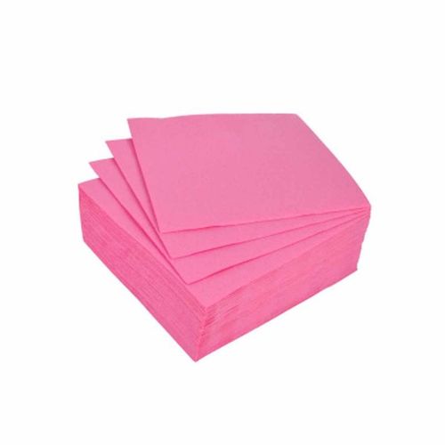 Paris Prix - Lot De 40 Serviettes En Papier "Cocktail" 25x25cm Rose