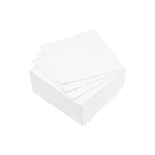 Paris Prix - Lot De 40 Serviettes En Papier "Cocktail" 25x25cm Blanc