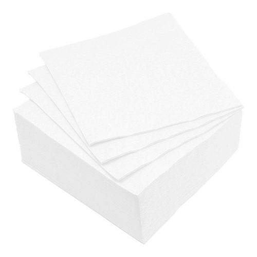 Paris Prix - Lot De 40 Serviettes En Papier "Cocktail" 38x38cm Blanc
