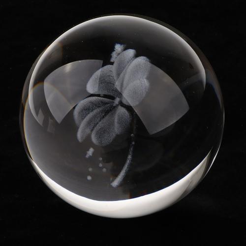 80mm boule de cristal claire boules décoratives art décor photographie 