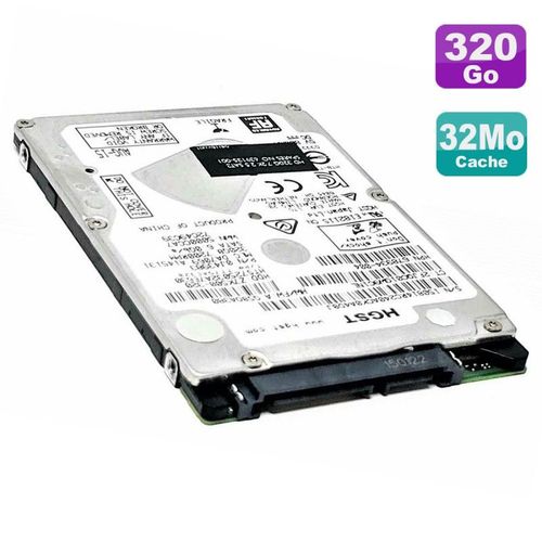 Disque Dur 320Go SATA 2.5" HGST Z7K500-320 HTS725032A7E630 PC Portable