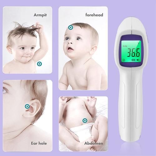 Thermomètre Frontal Infrarouge Médical Sans Contact pour Bébé Adulte Enfant Neuf 