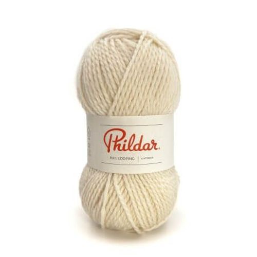 Pelote De Laine À Tricoter Phil Looping - 100 Gr - Phildar - Certifié Oeko-Tex Ecru